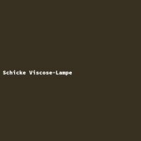 Schicke Viscose-Lampe