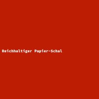 Reichhaltiger Papier-Schal