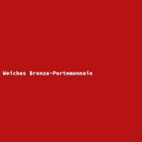 Weiches Bronze-Portemonnaie