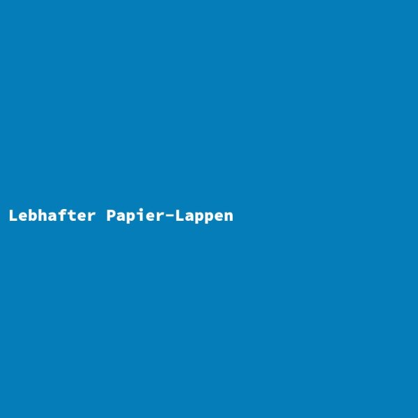 Lebhafter Papier-Lappen