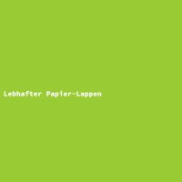 Lebhafter Papier-Lappen