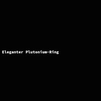Eleganter Plutonium-Ring